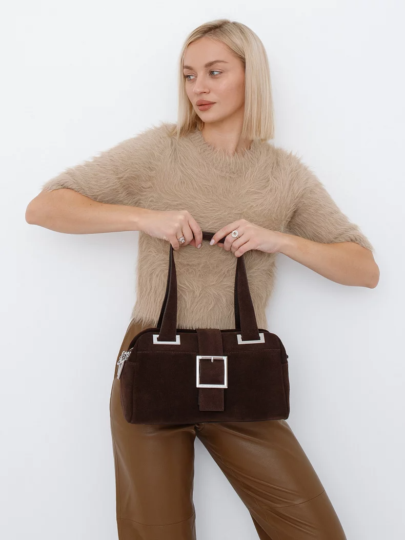 Сумка 0873CF coffee Polina&Eiterou