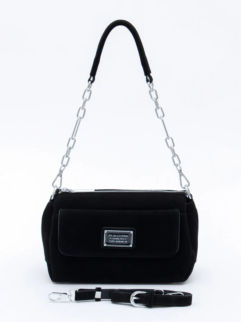 Сумка 0730CF black Polina&Eiterou