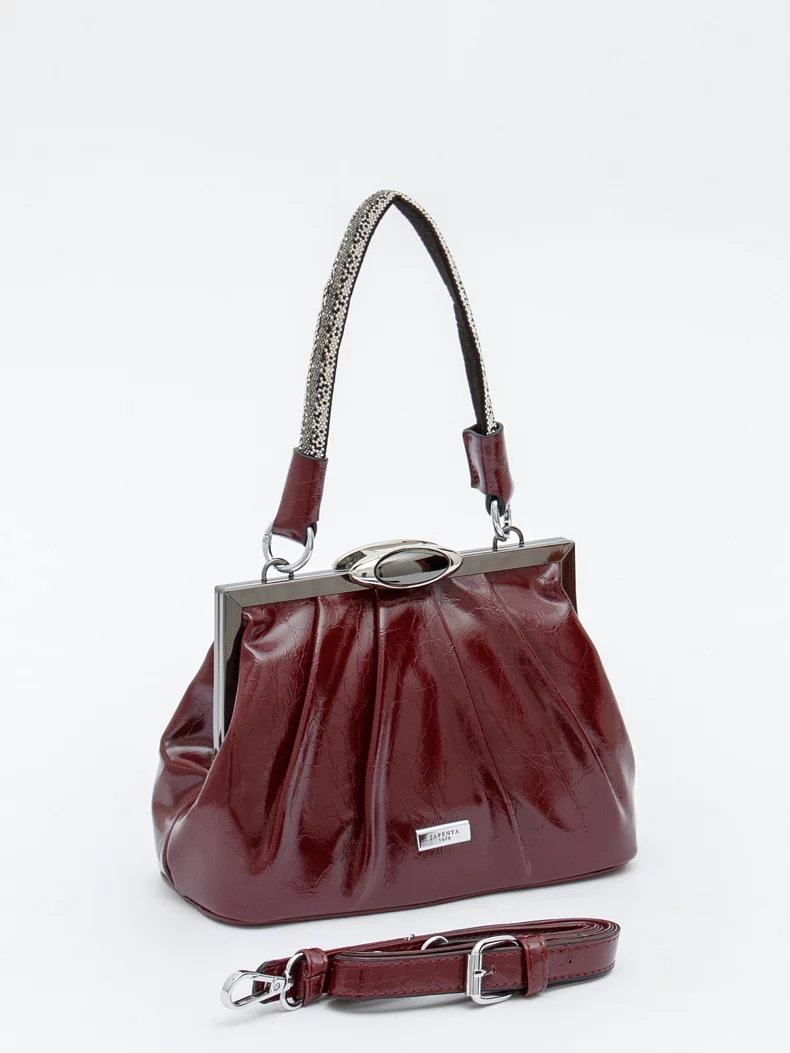 Сумка 2242-1S wine red Velina Fabbiano-Safenta