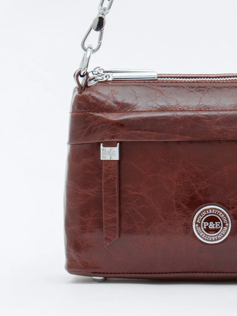 Сумка 0227CB brown Polina&Eiterou