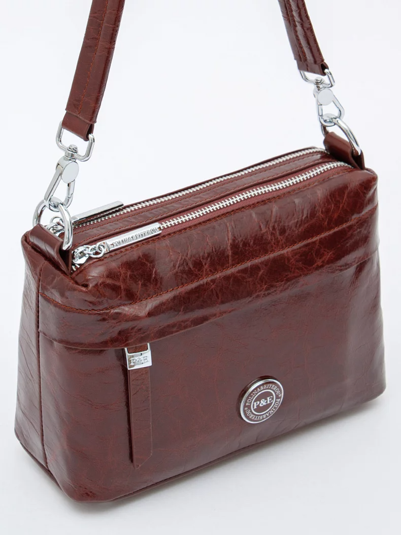 Сумка 0227CB brown Polina&Eiterou