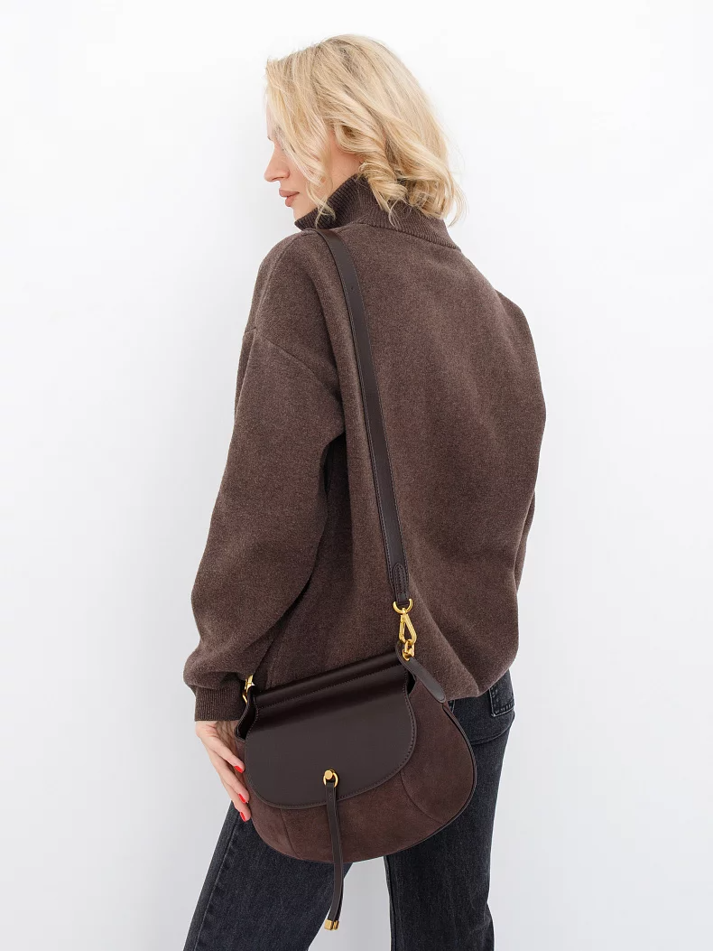 Сумка 1040MF coffee Polina&Eiterou