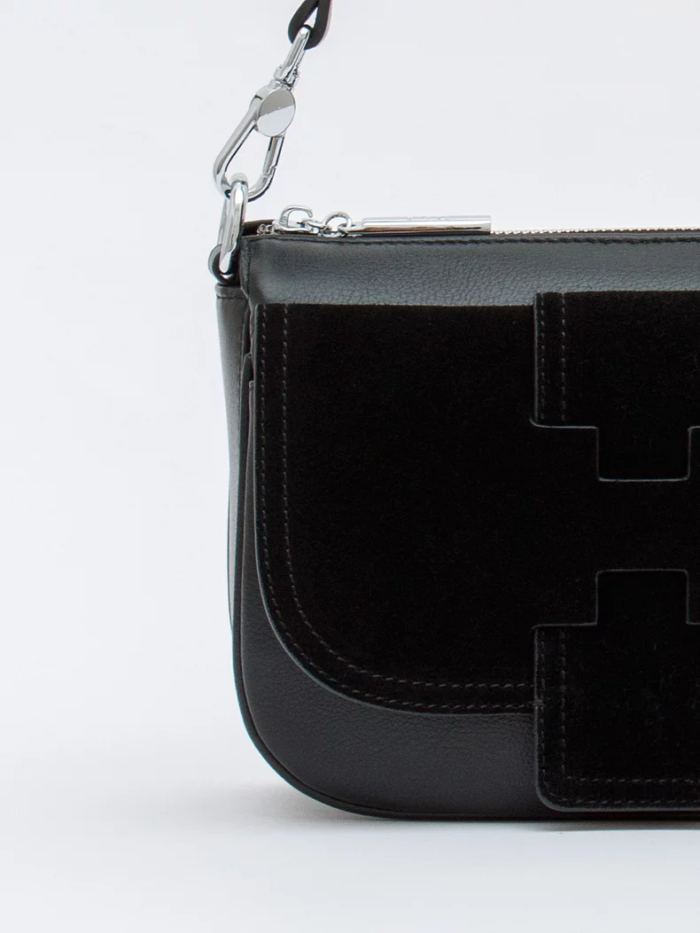 Сумка 1114CF black Polina&Eiterou