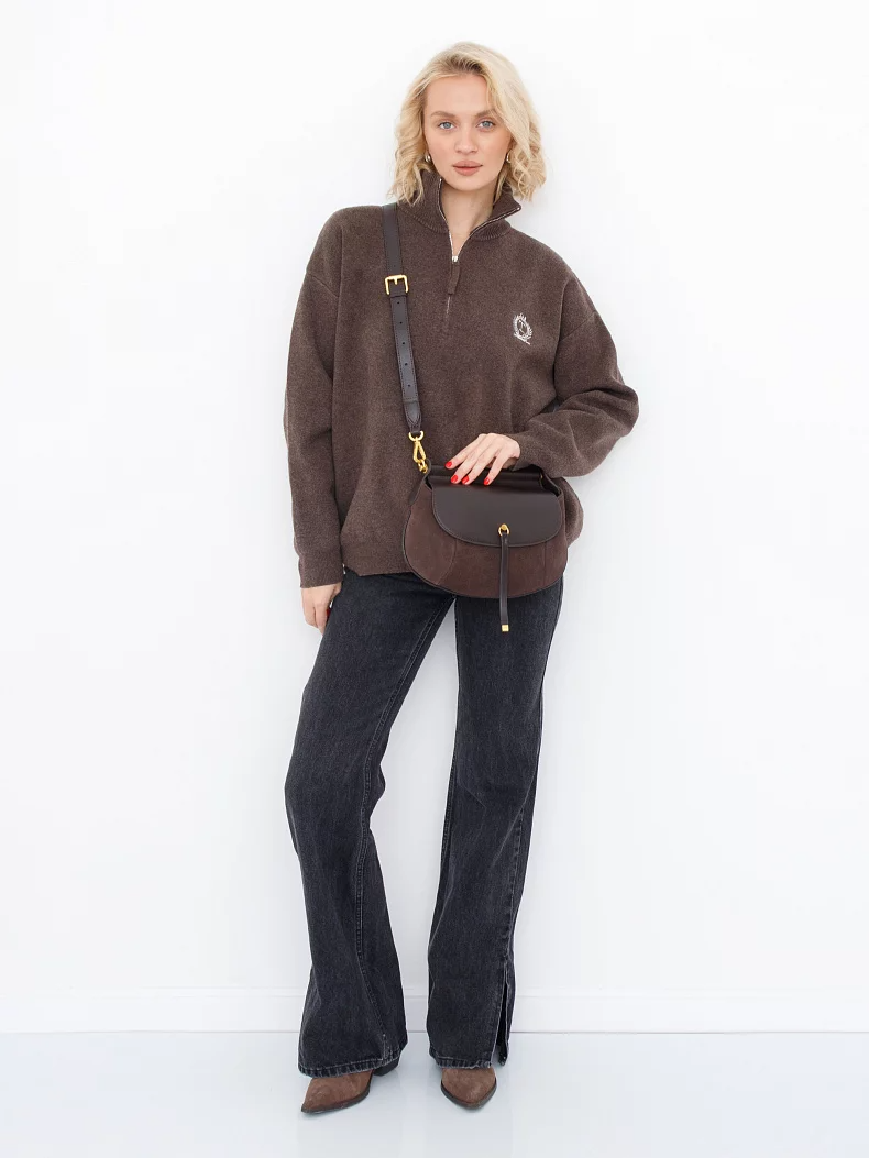 Сумка 1040MF coffee Polina&Eiterou