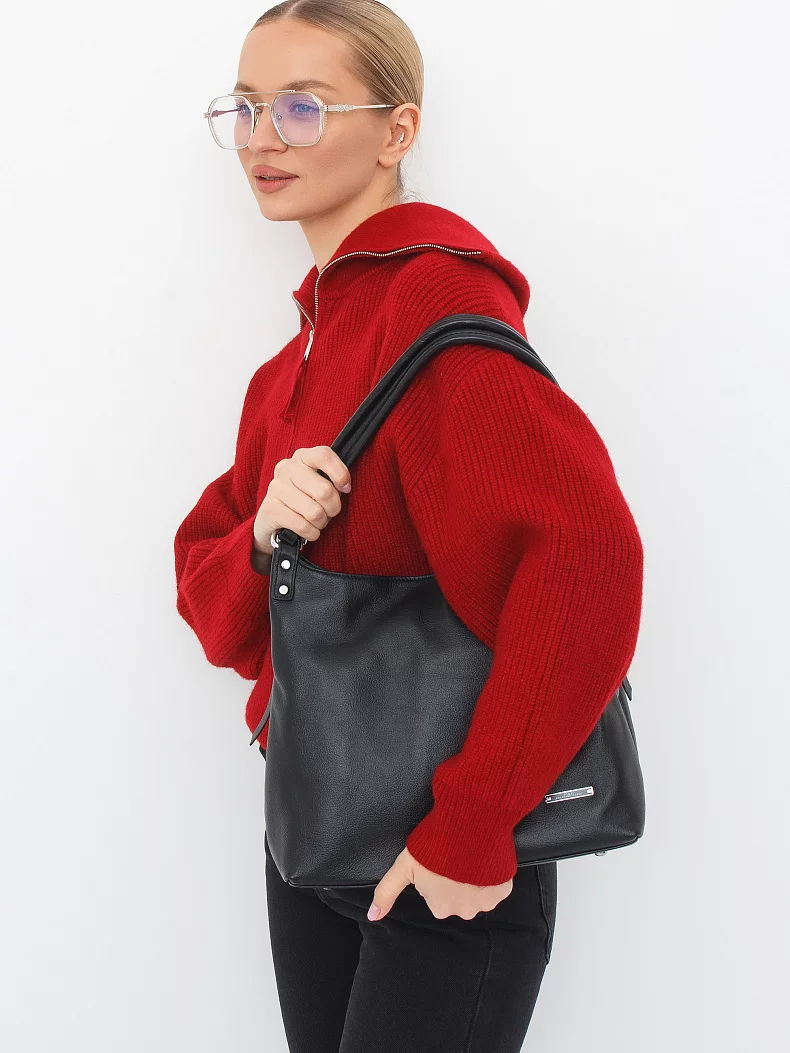 Сумка 0850CH black Polina&Eiterou