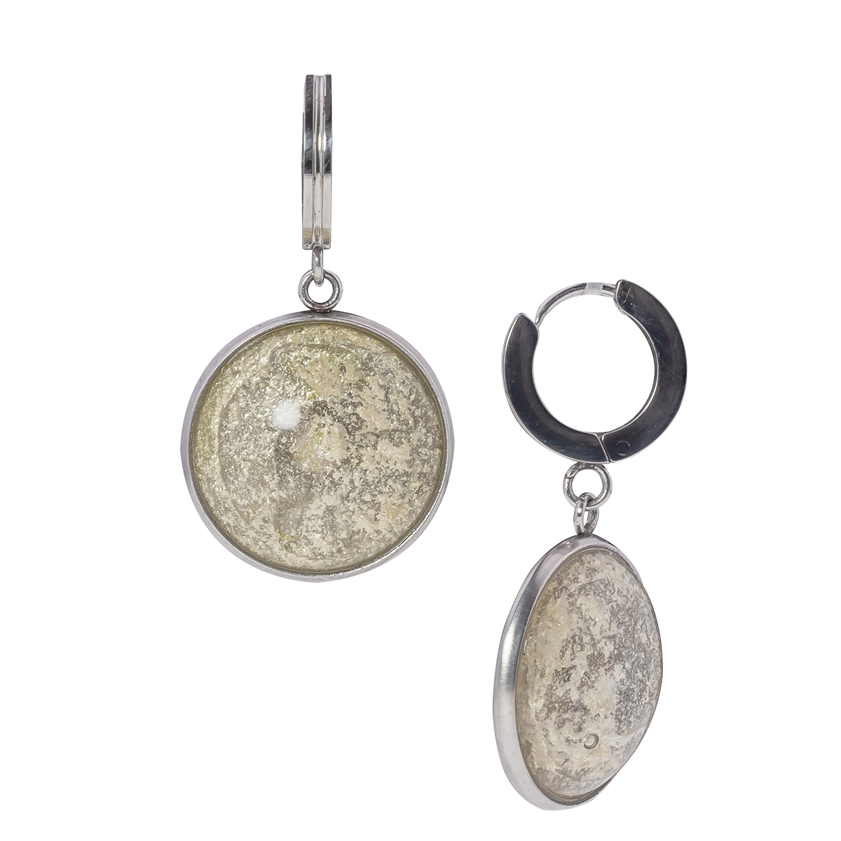 Серьги из муранского стекла LEMON GOLD LS3548