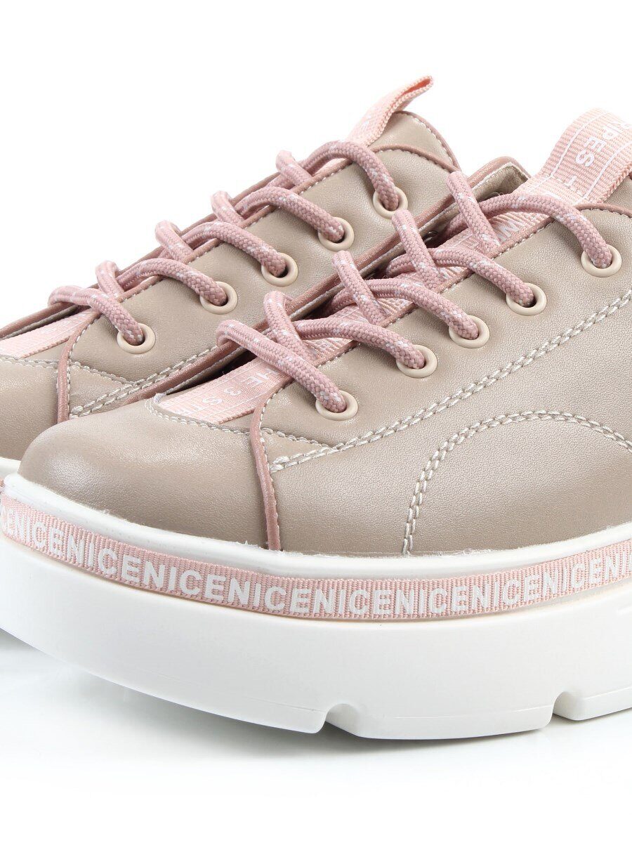 03-M27-24 BEIGE Полуботинки женские (натуральная кожа)