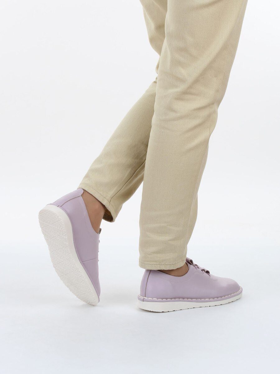 03-XKL23-039 LILAC Полуботинки женские (натуральная кожа)