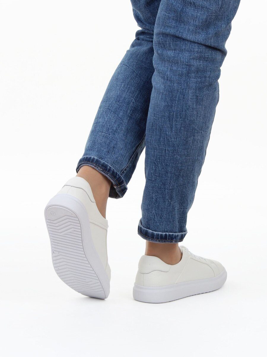 03-C935-9 MILK Кеды женские (натуральная кожа)