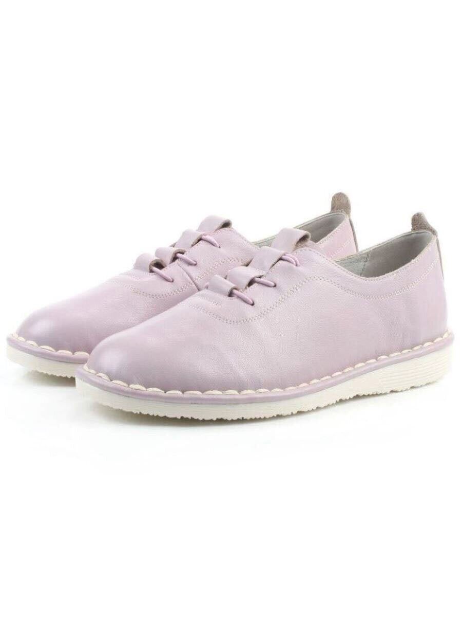 03-XKL23-039 LILAC Полуботинки женские (натуральная кожа)