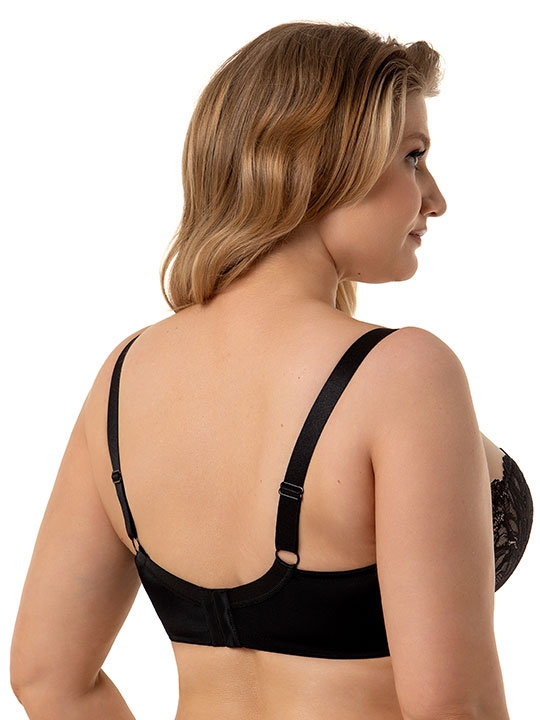 Бюстгальтер №10024 Античная заря Черный ВЛ25 сшивная Lengy 10024в25чБд
