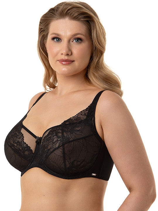 Бюстгальтер №10128 Античная заря Черный ВЛ25 мягкая Lengy 10128в25чБд