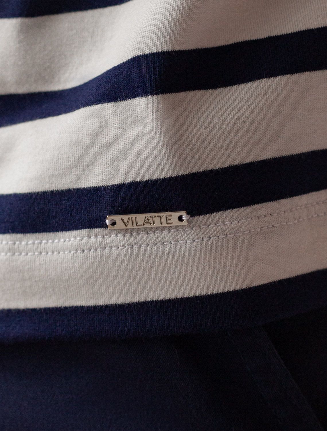 Футболка U49.983 белый-т.синий полоса