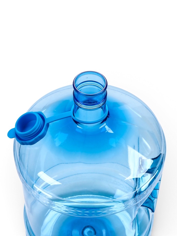 Бутыль для кулера, 18.9 л, ПЭТ, многооборотная, с ручкой, с пробкой