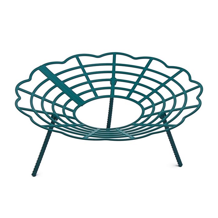Кустодержатель для клубники, d=30.5 см, пластик, зелёный