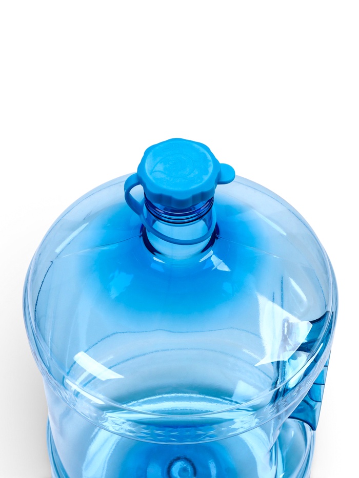 Бутыль для кулера, 18.9 л, ПЭТ, многооборотная, с ручкой, с пробкой