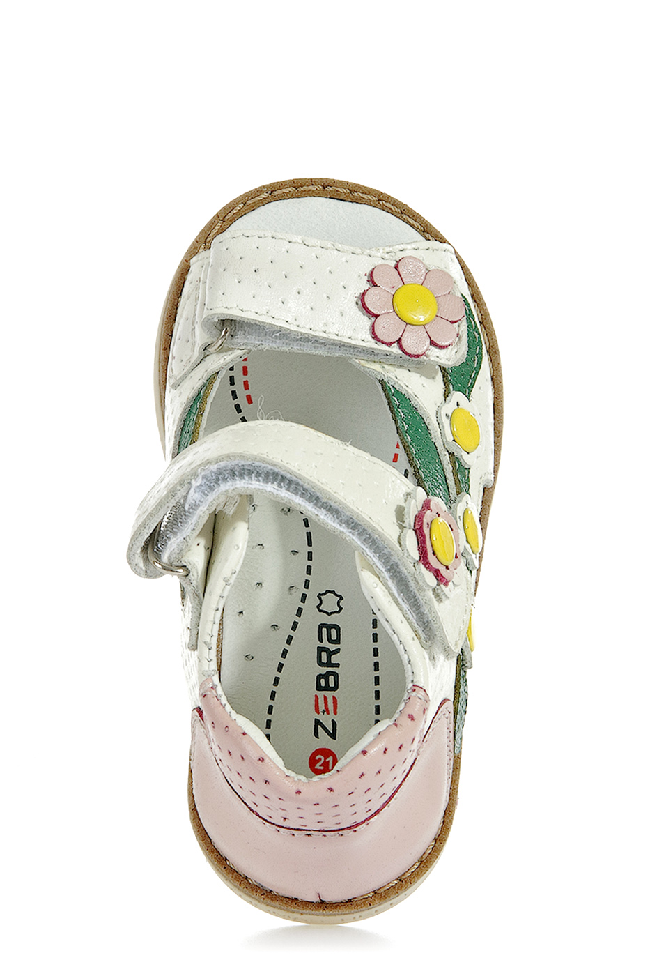 ст. цена1555руб.! Туфли открытые ясельные ZEBRA