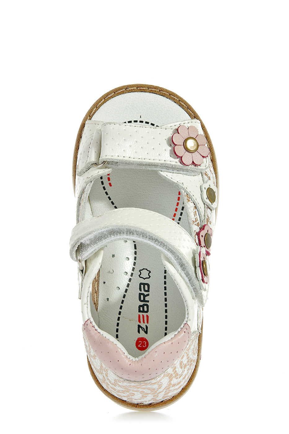 ст. цена1555руб.! Туфли открытые ясельные ZEBRA