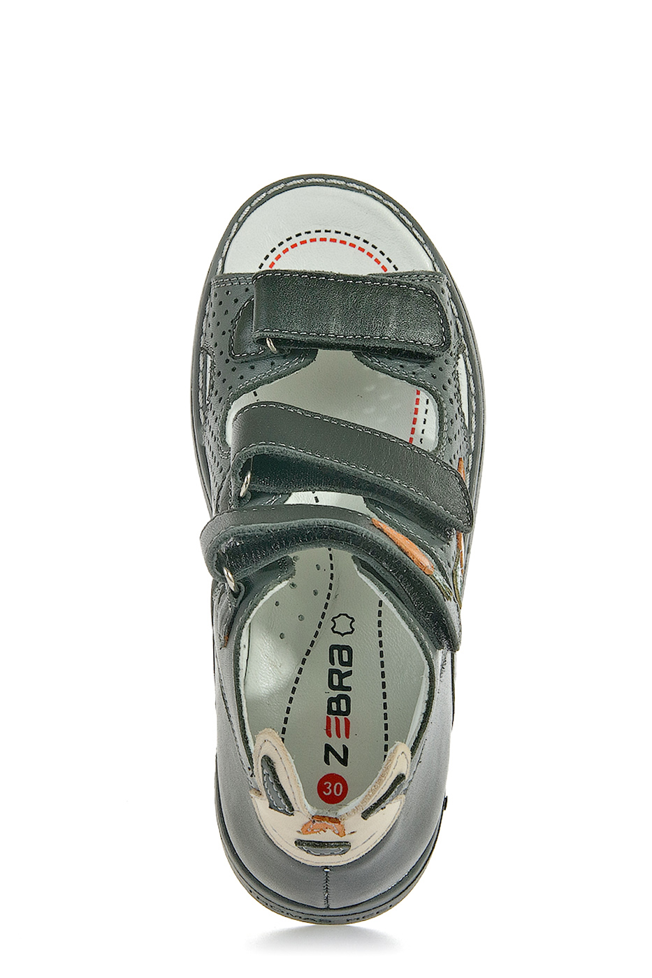 ст. цена1555руб.! Туфли открытые школьные ZEBRA