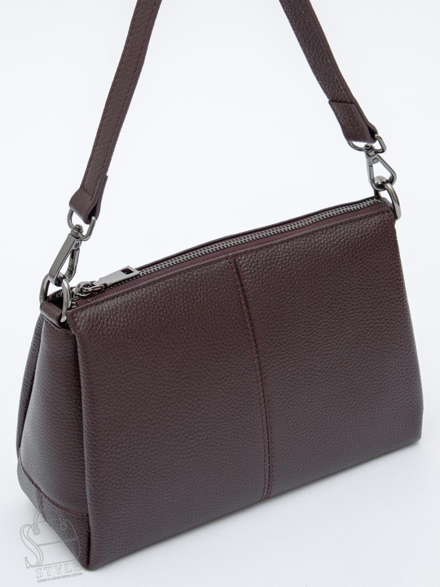 Сумка женская кожаная 8273VG coffee Vitelli Grassi
