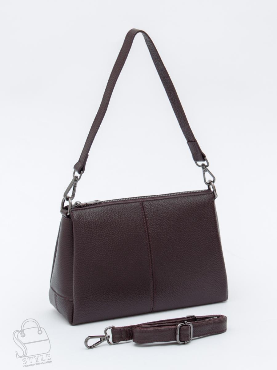 Сумка женская кожаная 8273VG coffee Vitelli Grassi