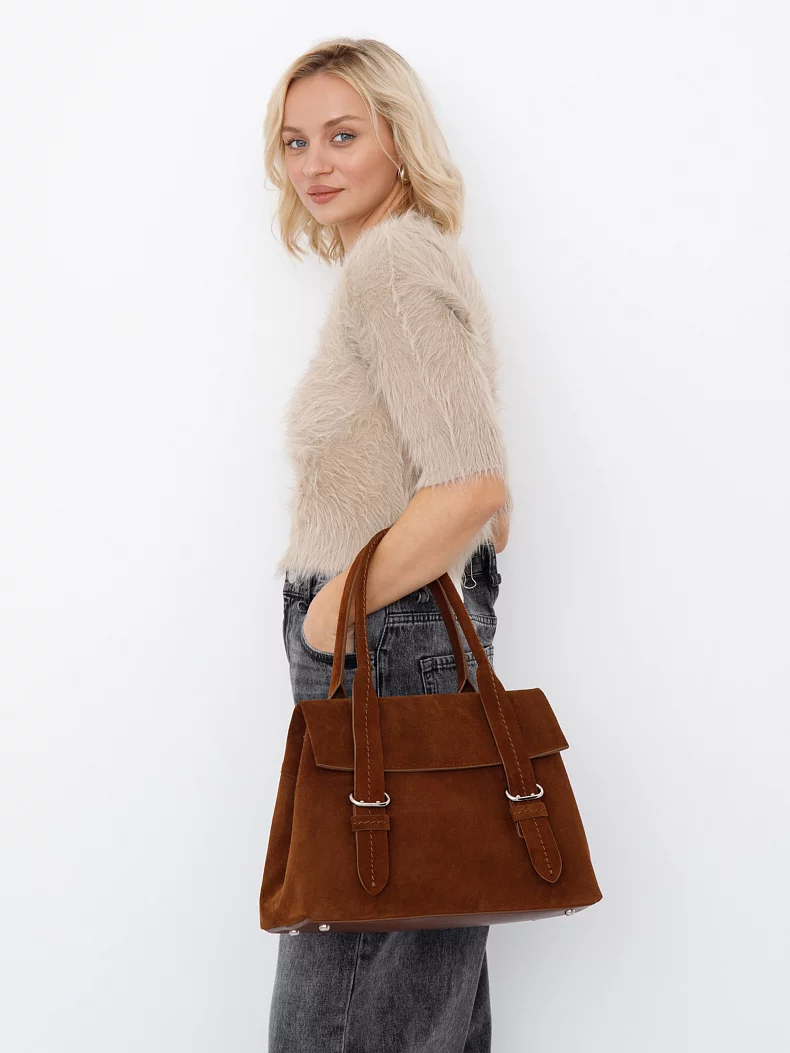 Сумка 1092M brown Polina&Eiterou