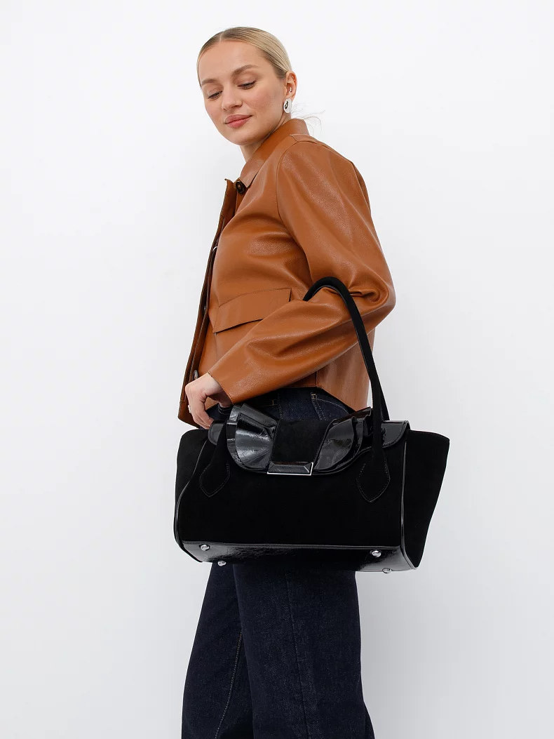 Сумка 2430-1Y black Polina&Eiterou