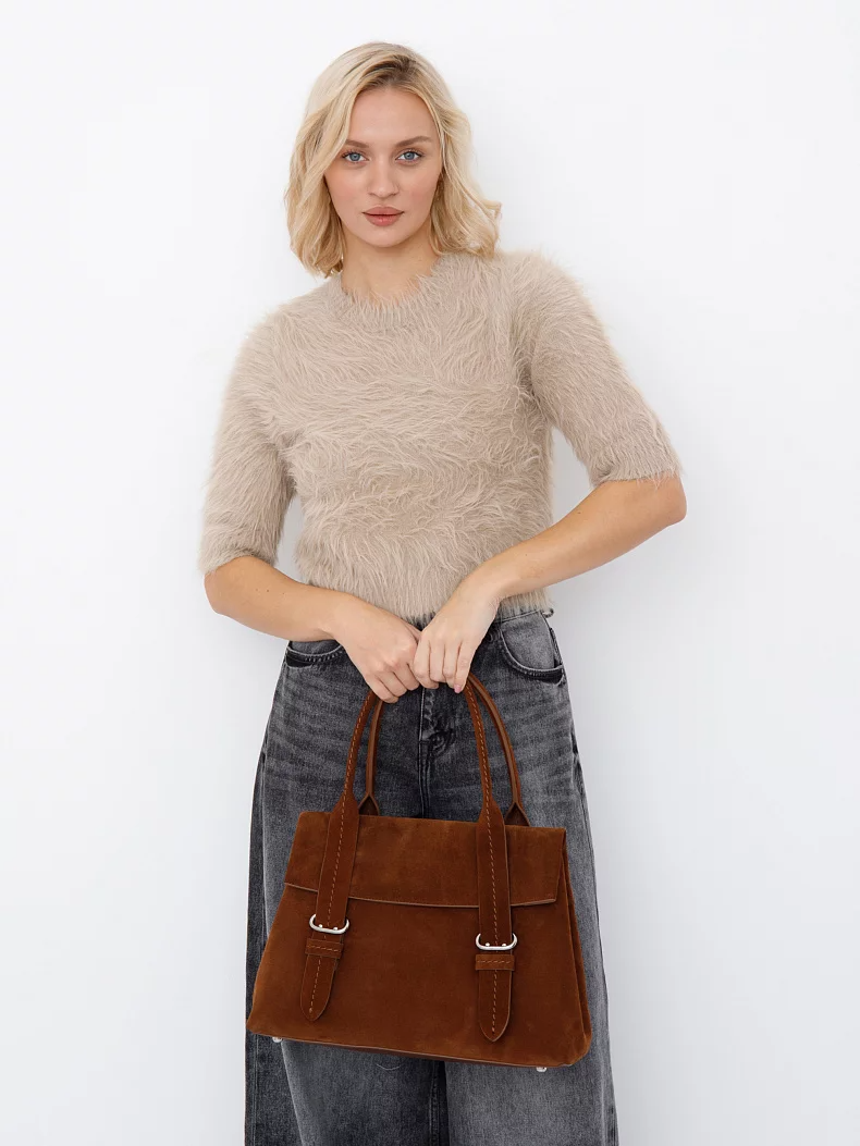 Сумка 1092M brown Polina&Eiterou