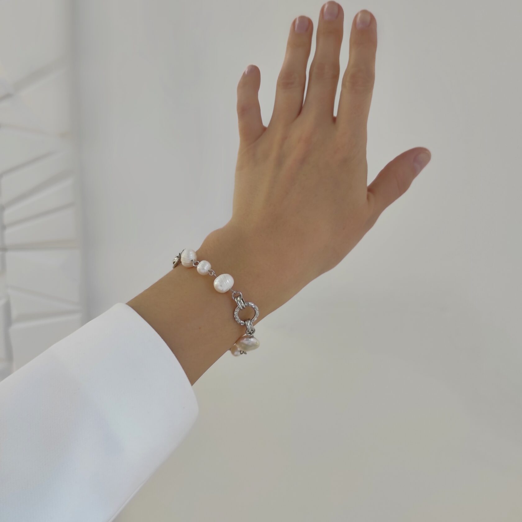 Браслет из натурального жемчуга