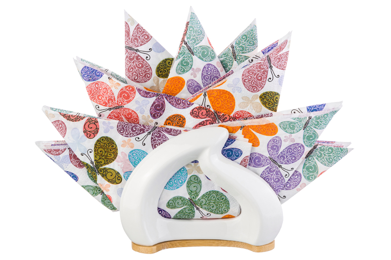 БЫЛО 374 руб! Салфетница 12,5*5*10 см