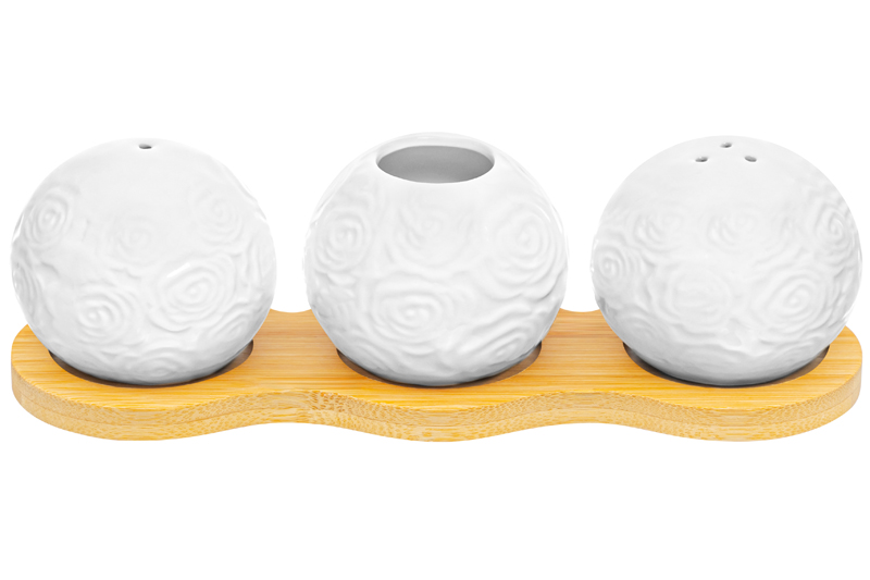 БЫЛО 588 руб! Вазочка под зубочистки + набор для специй 2 пр. 19,5*7*6 см 75 мл