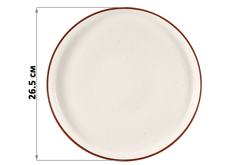 БЫЛО 1434 руб! Набор тарелок обеденных 2 пр. 26,5*26,5*3 см