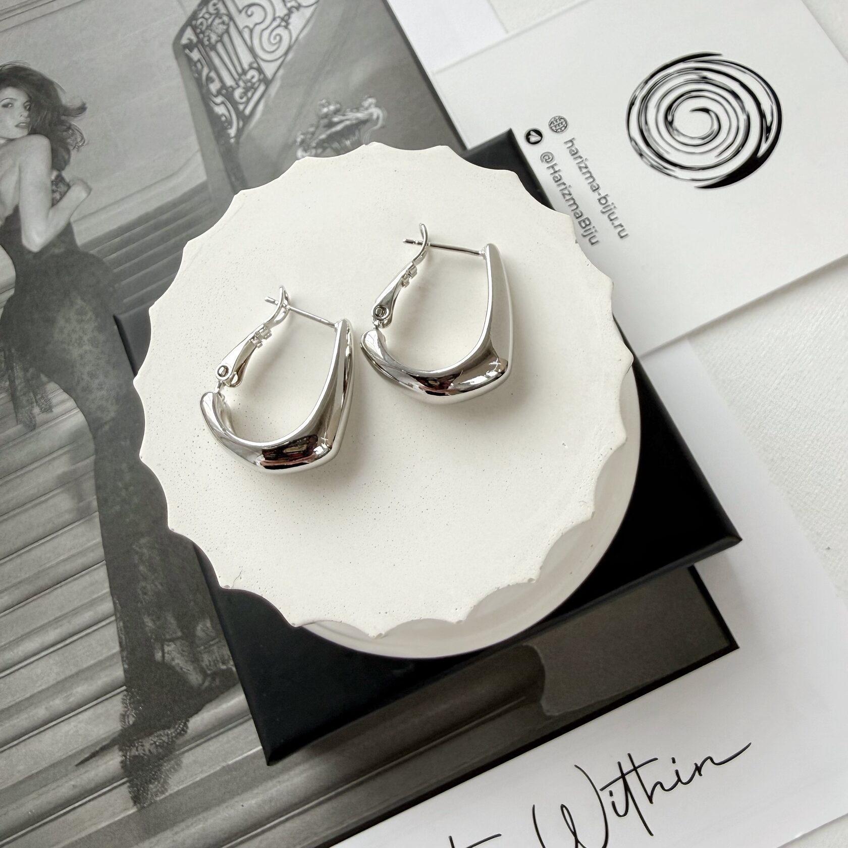 Серьги ювелирная бижутерия