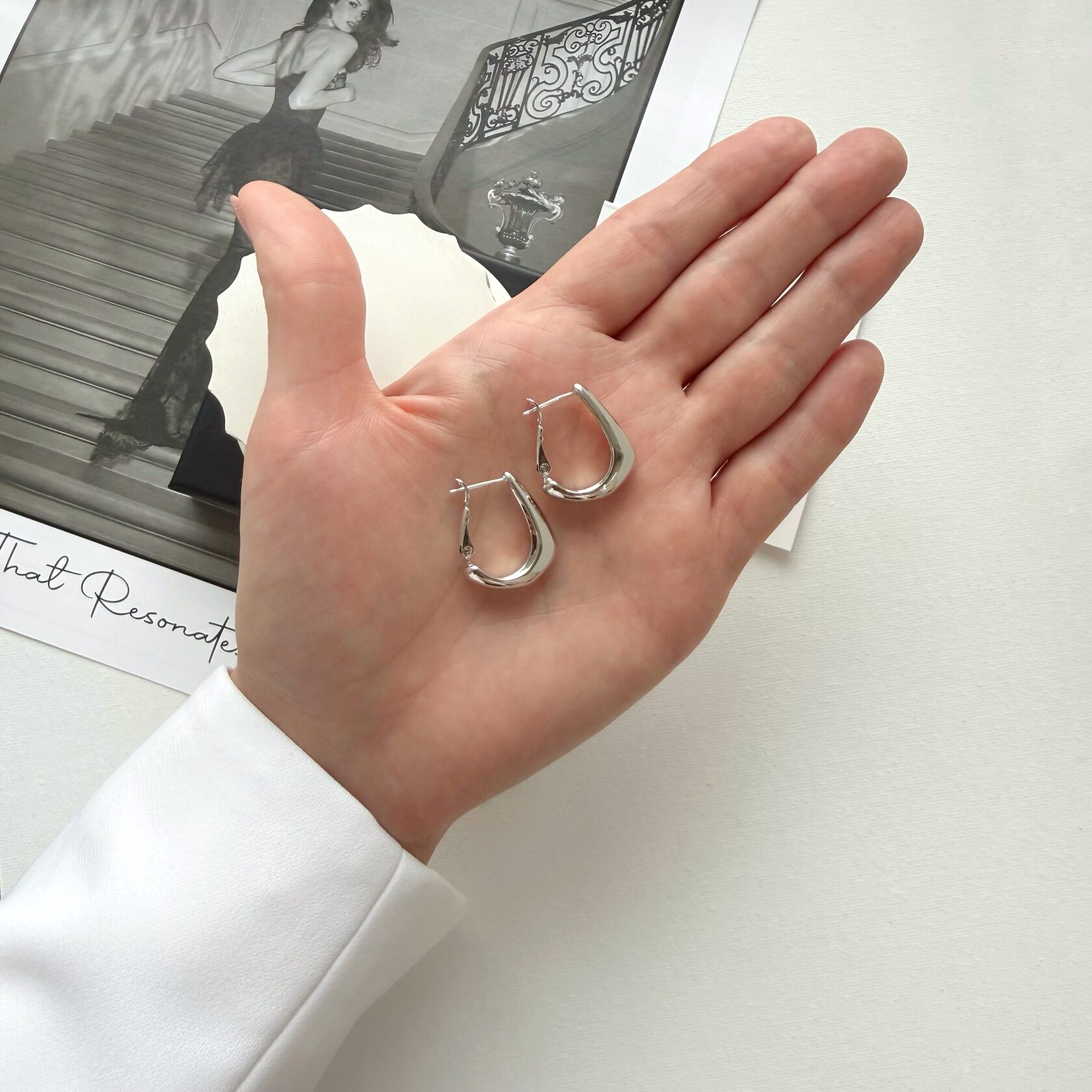 Серьги ювелирная бижутерия