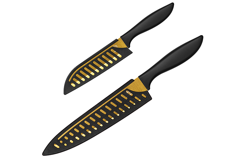 БЫЛО 637 руб! Набор ножей 2 пр. 24*1,6*3,5 см + 33,8*2*5 см