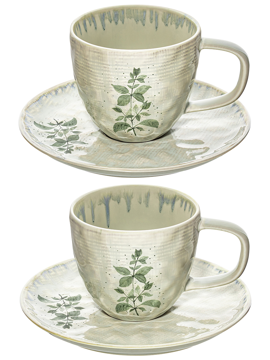 БЫЛО 1121 руб! Чайная пара 4 пр. 280 мл 12,5*9*8 см