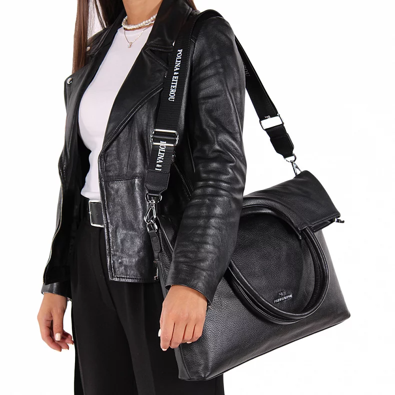 Сумка 1475Y black Polina&Eiterou