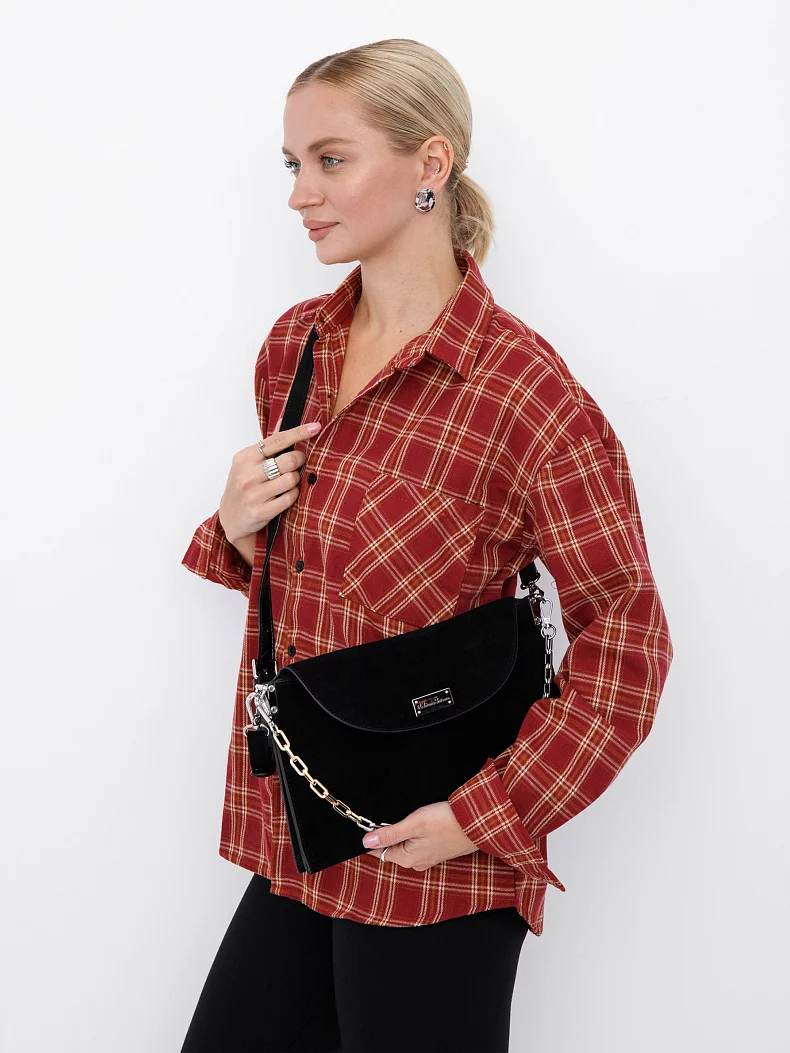 Сумка 98214-3MSS black Velina Fabbiana-Safenta