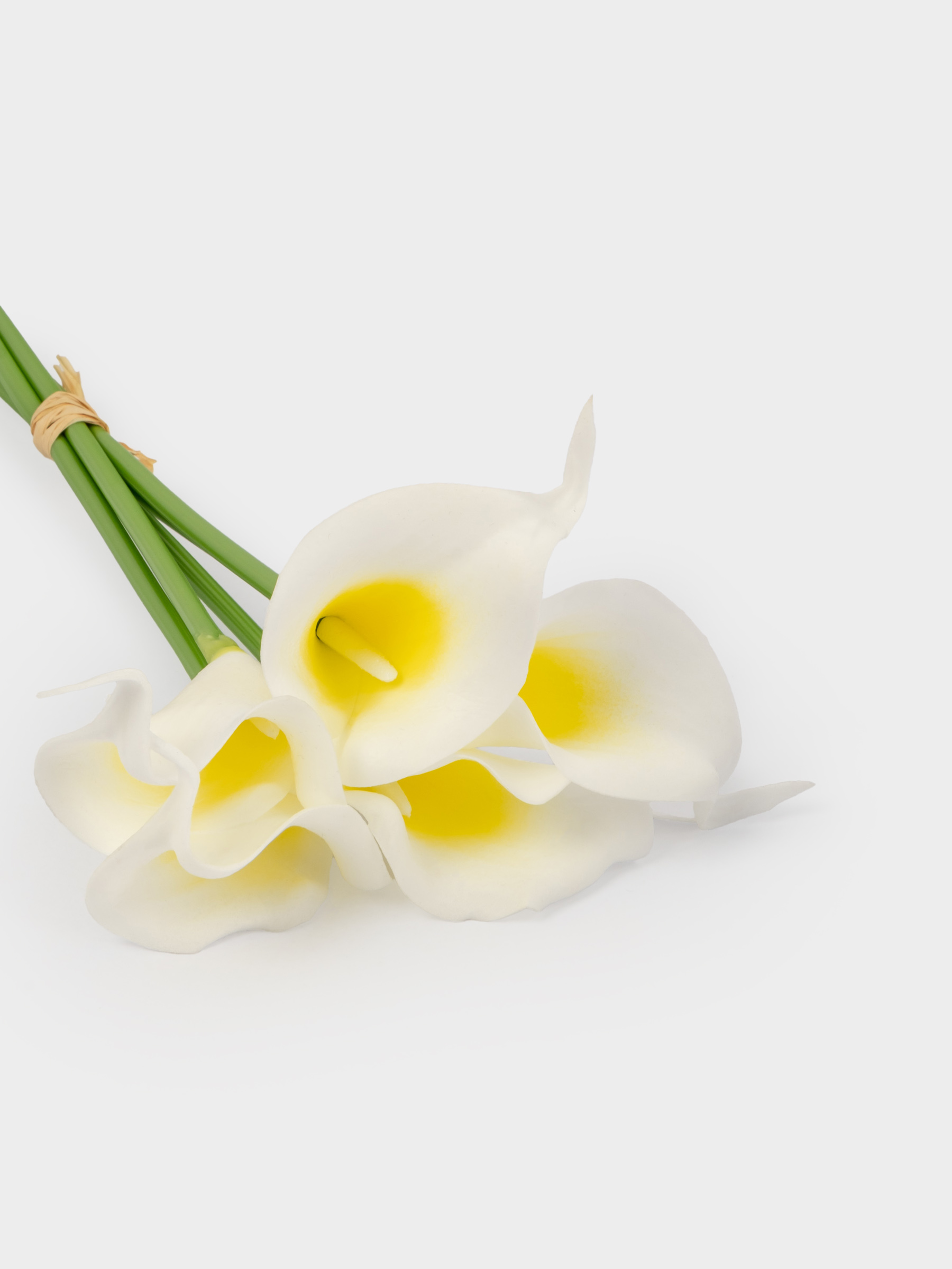 Букет искусственный, 33 см, ПВХ/металл, Каллы, Interior spring