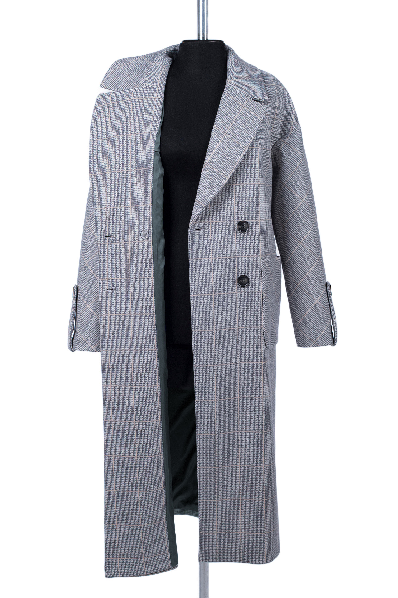 01-12275 Пальто женское демисезонное (пояс)