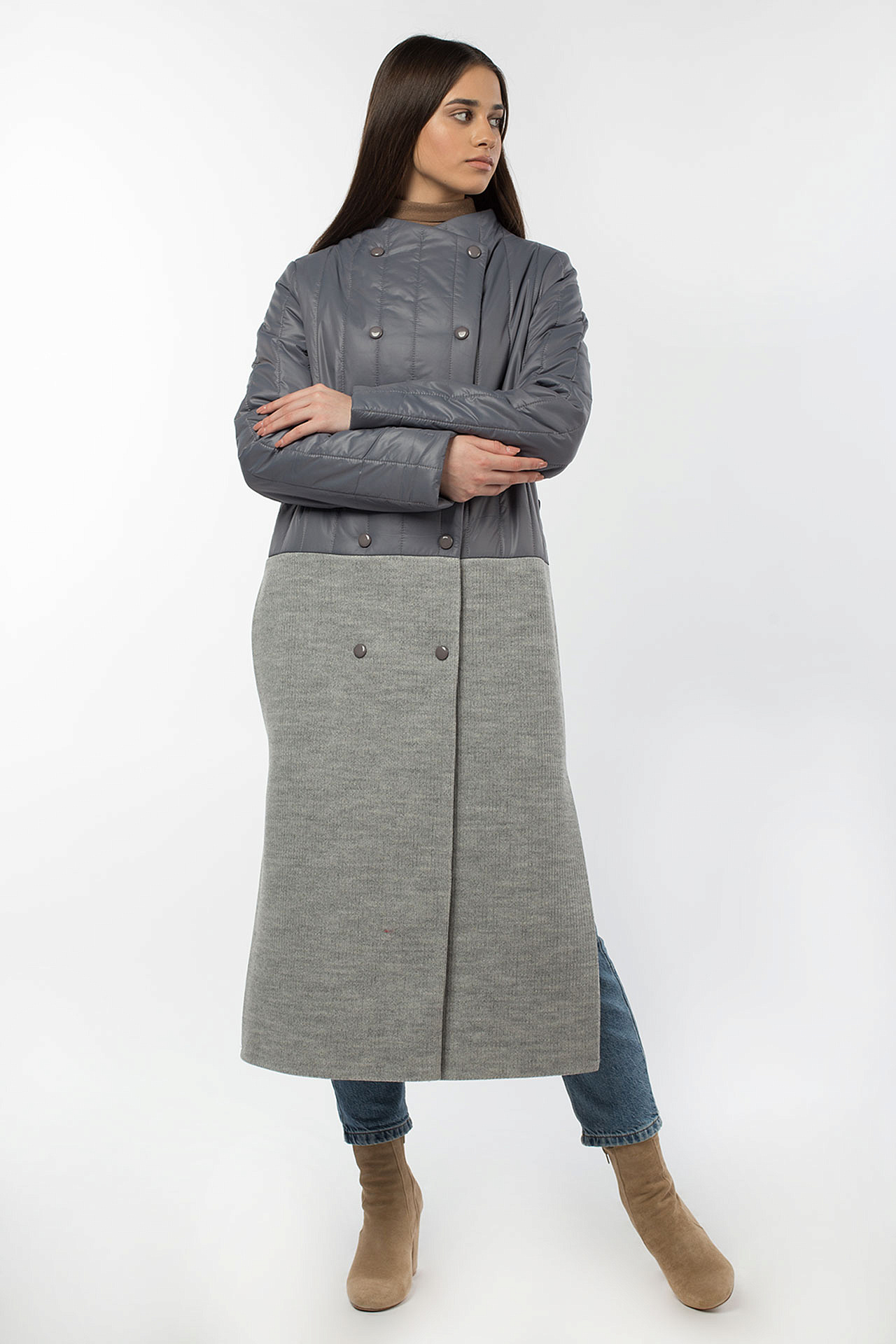 01-10605 Пальто женское демисезонное