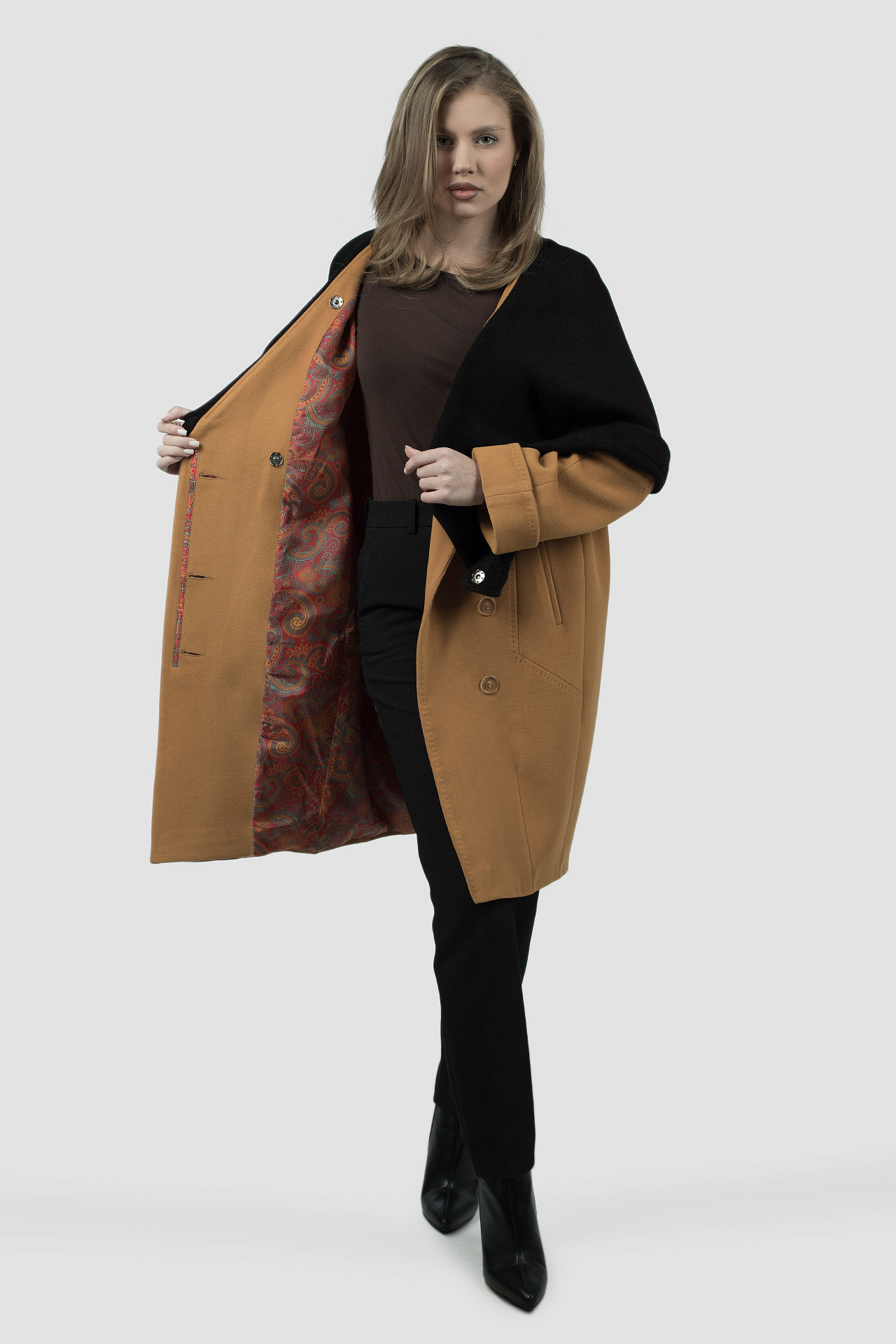 13-1082 Пальто женское демисезонное