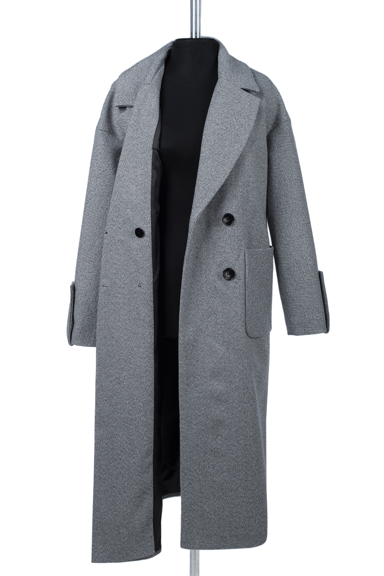 01-12273 Пальто женское демисезонное (пояс)