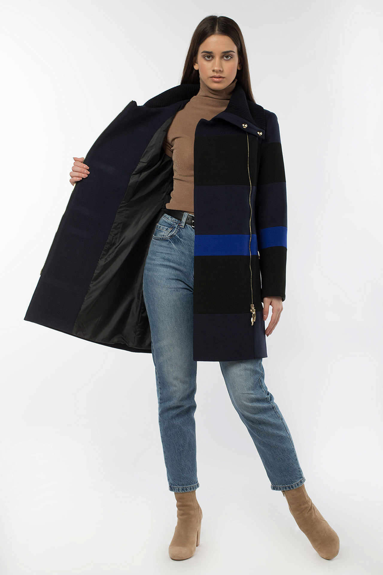 13-1100 Пальто женское демисезонное