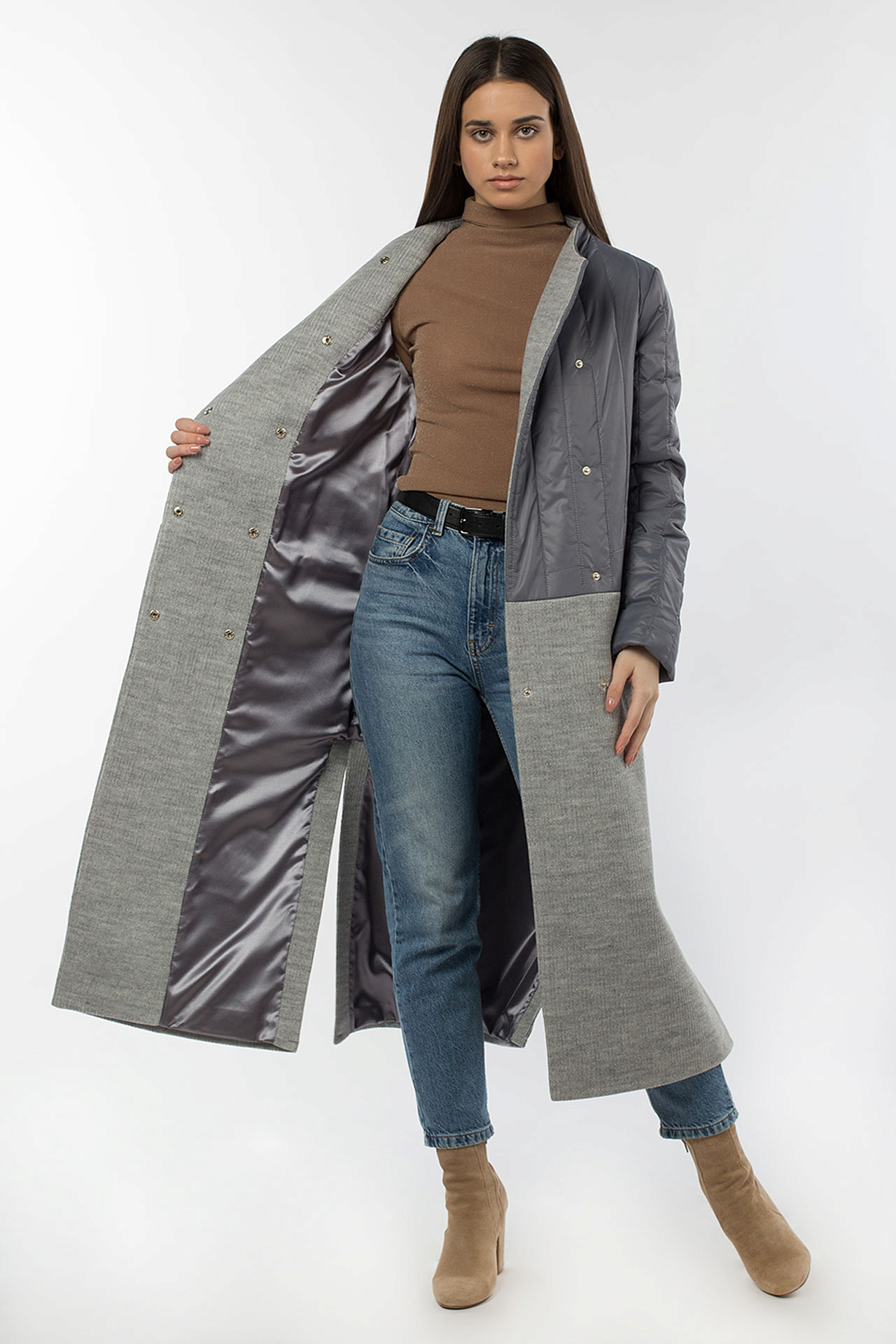 01-10605 Пальто женское демисезонное