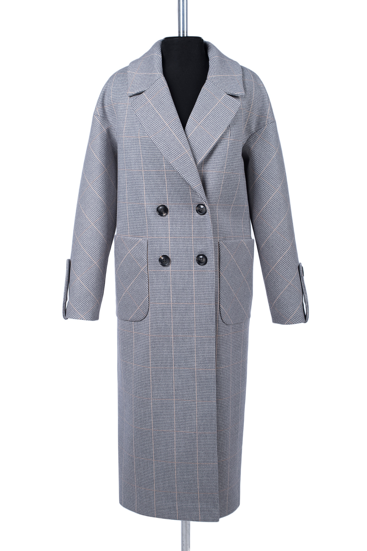 01-12275 Пальто женское демисезонное (пояс)