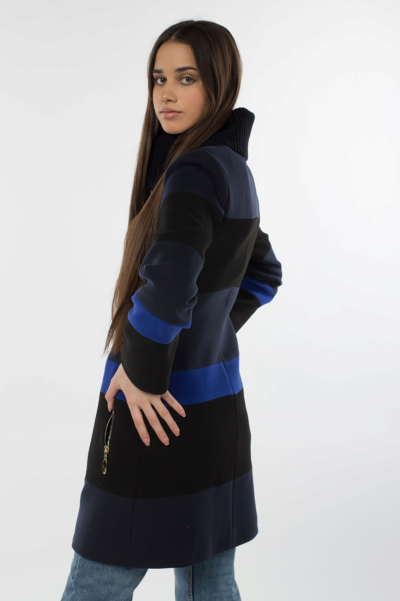 13-1100 Пальто женское демисезонное