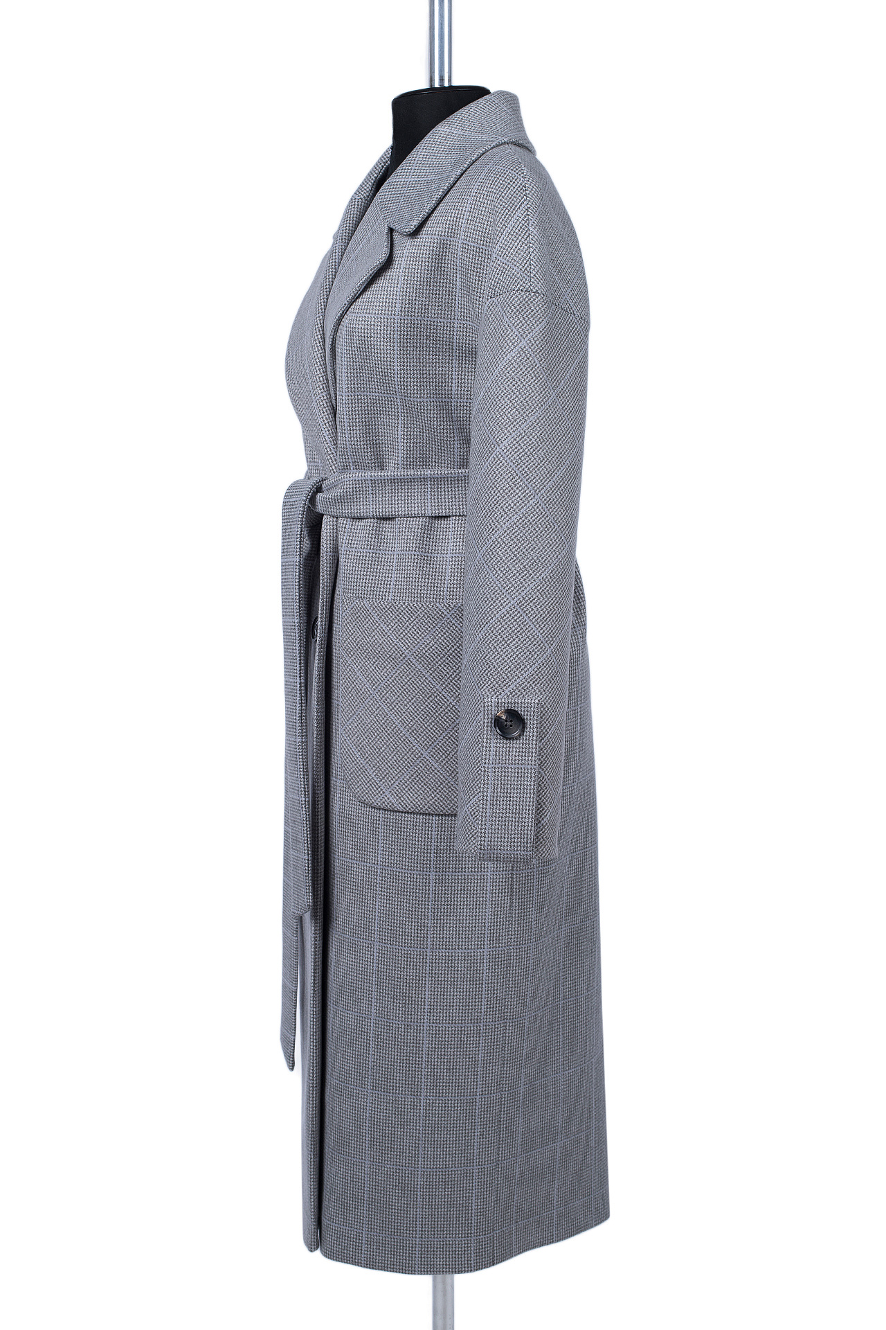 01-12274 Пальто женское демисезонное (пояс)