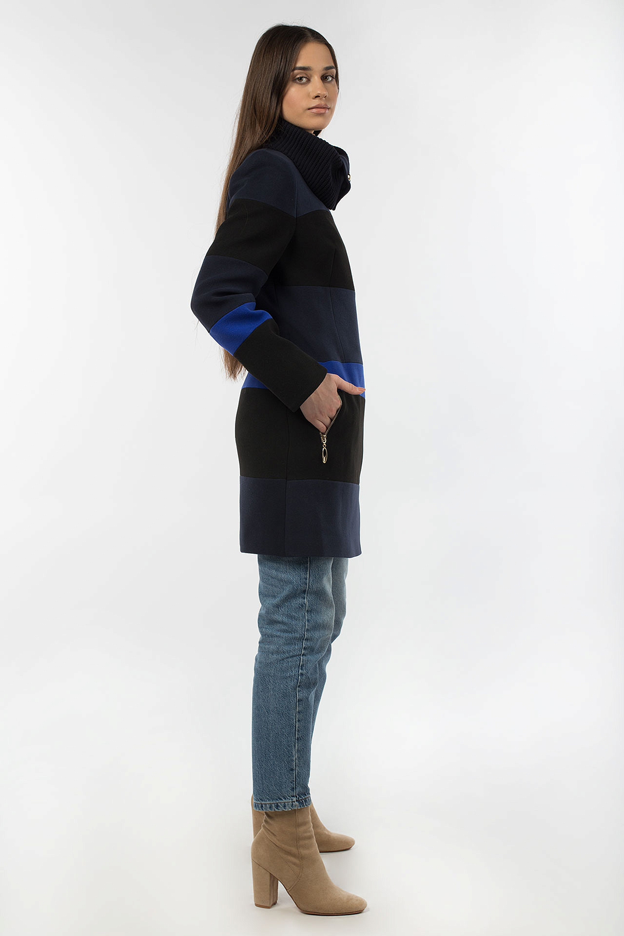 13-1100 Пальто женское демисезонное