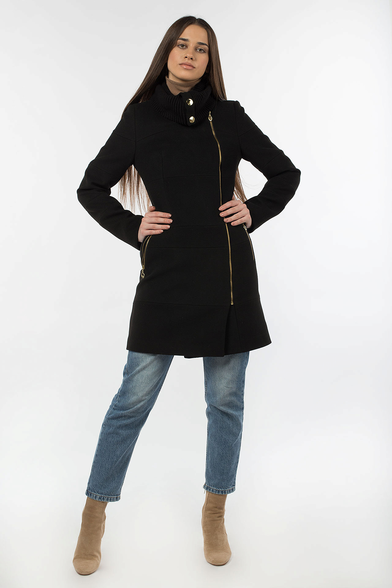 13-1097 Пальто женское демисезонное